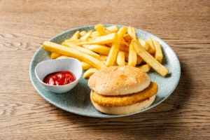 Chicken Burger & Chips